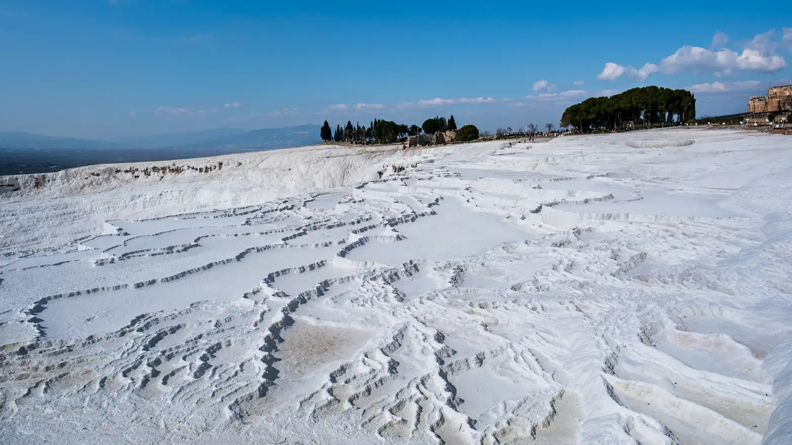 vyschlá jezírka v pamukkale