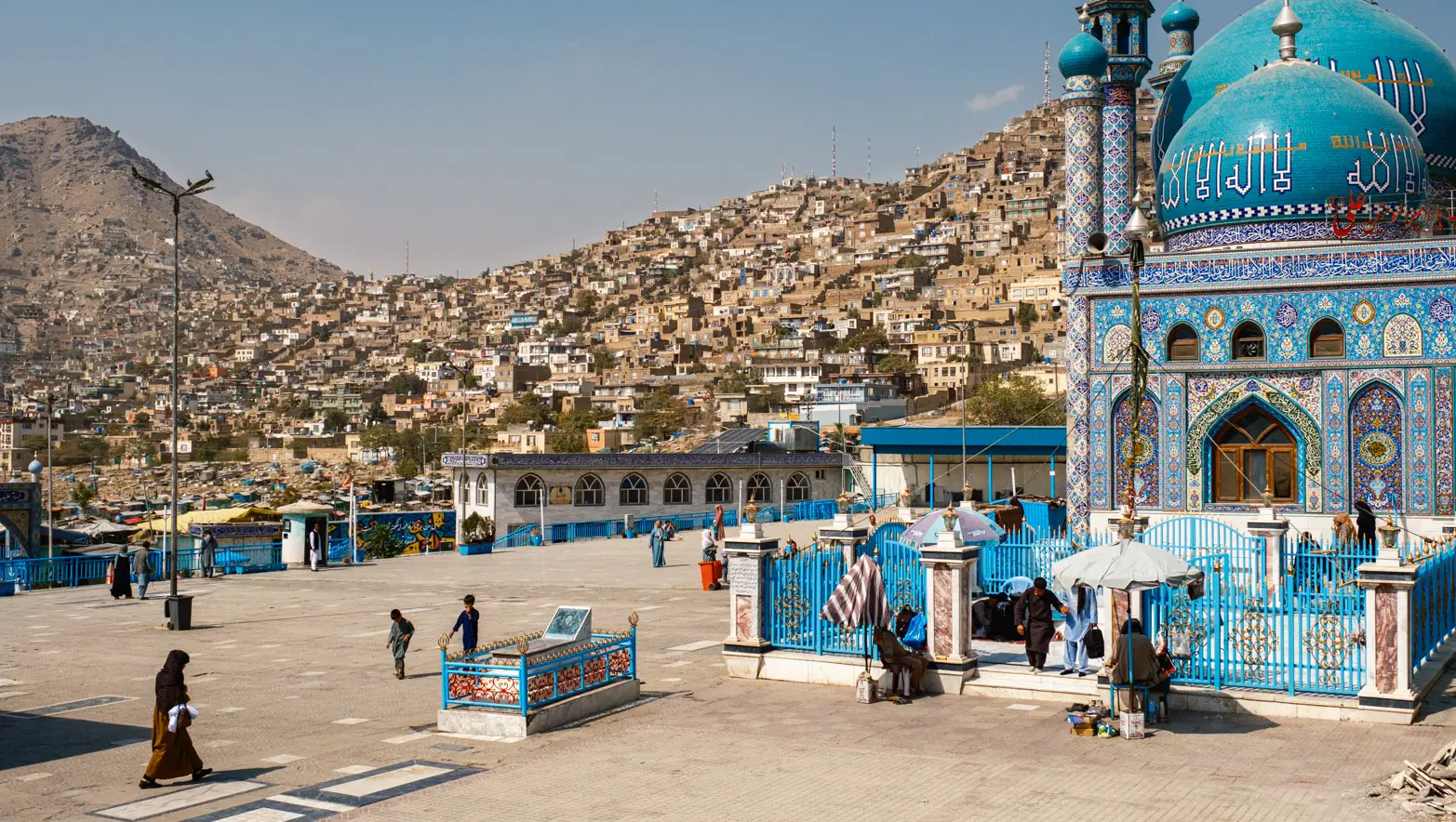 prostor kolem modré mešity