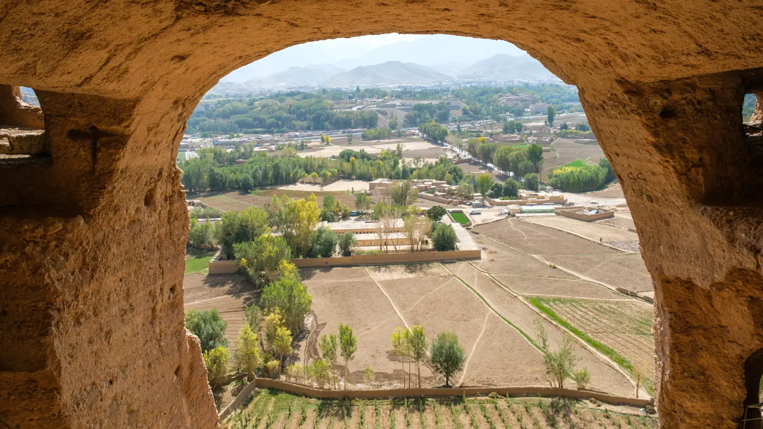 výhled do kraje z výšky