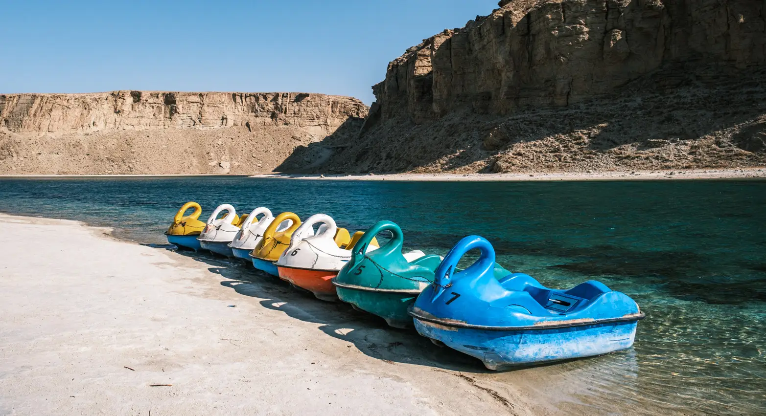 šlapadla na jezeře